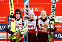 PŚ Pań w Wiśle: Udany rewanż Niki Prevc, Anna Twardosz siedemnasta