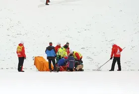 Nicholas Alexander po upadku w Falun