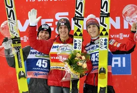 03.02.2013 - Podium PŚ w Harrachovie