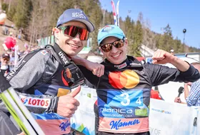 Jakub Wolny i Kamil Stoch