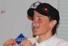 Andreas Goldberger z wąsami na cześć Adama Małysza