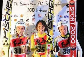 24.08.2013 - Podium LGP w Hakubie