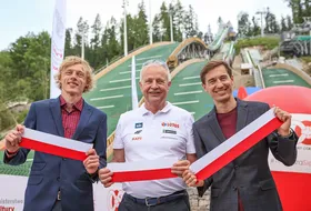 Apoloniusz Tajner ze skoczkami