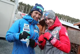 Noriaki Kasai i Kamil Stoch