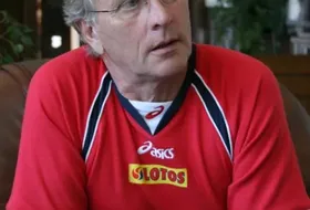 Hannu Lepistoe podczas wywiadu