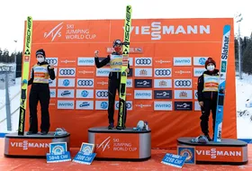 21.03.2021 - Podium PŚ Pań w Niżnym Tagile