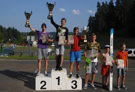 19.08.2017 - Podium Letniego Pucharu Bieszczadów w Zagórzu (kategoria Open)