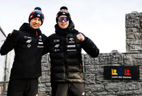 Kamil Stoch i Kacper Tomasiak
