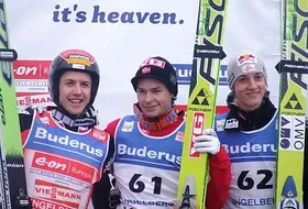 Niedzielne podium w Engelbergu