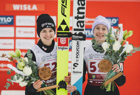 Nika Vodan i Nika Prevc