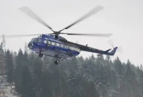 Helikopter nad Skalitem