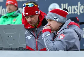 Stefan Horngacher i Grzegorz Sobczyk