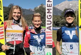 21.09.2019 - podium LPK Pań w Stams