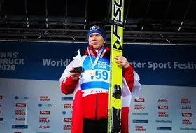 Bartłomiej Marczak na podium