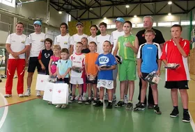 Polscy skoczkowie z dziećmi