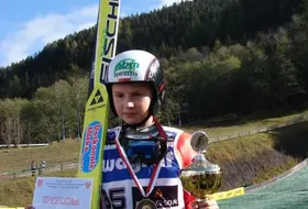 Klimek Murańka z pucharem