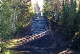 Zniszczone skocznie w Kouvoli