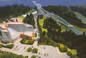 skocznia w Czajkowskim - wizualizacja