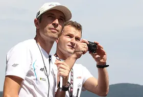 Łukasz Kruczek i Maciej Maciusiak