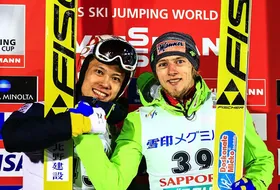 29.01.2016, Taku Takeuchi i Dawid Kubacki