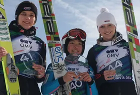 20.02.2011 - Podium PK Pań w Ramsau