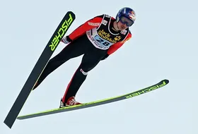 Adam Małysz w pierwszym skoku