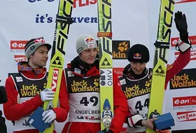 Sobotnie podium w Engelbergu