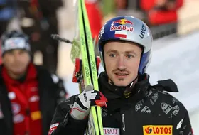 Adam Małysz po finałowym skoku w Trondheim