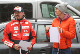 Adam Małysz i Kamil Stoch