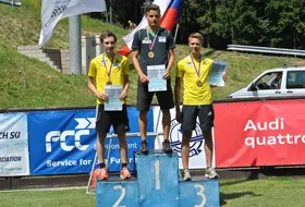 18.07.2015 - Podium Letnich Mistrzostw Czech w Libercu (Juniorzy)
