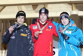 05.02.2009 - Medaliści MŚJ w Strbskim Plesie