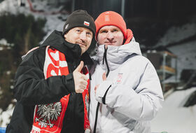 Adam Małysz i Maciej Maciusiak