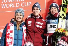 Danuta Dmowska-Andrzejuk i polscy skoczkowie