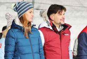 Danuta Dmowska-Andrzejuk - minister sportu i Jarosław Wittstock (Grupa LOTOS)