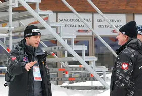 Łukasz Kruczek i Hannu Lepistoe