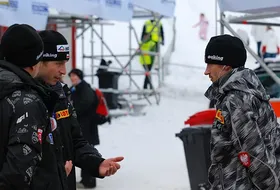 Łukasz Kruczek i Adam Małysz