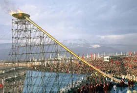 Ogień olimpijski Grenoble