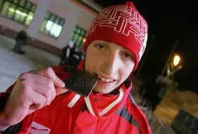 Paweł Słowiok z medalem EYOF