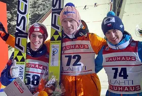28.02.2014 - Podium PŚ w Lahti