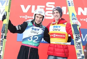 Piotr Żyła i Gregor Schlierenzauer