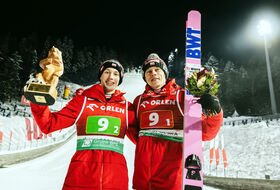 Kacper Tomasiak i Dawid Kubacki