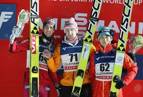 08.12.2013 - Podium PŚ w Lillehammer