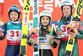 16.02.2017 - Podium PŚ Pań w Pjongczangu