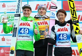 03.10.2017 - Podium klasyfikacji generalnej LGP 2017