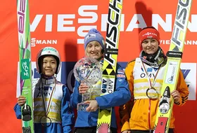 13.03.2015 - Podium PŚ Pań 2014/2015