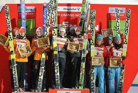 23.11.2013 - Podium PŚ w Klingenthal