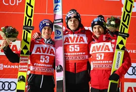 13.01.2019 - Podium PŚ w Predazzo