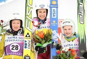 20.01.2012 - Podium PK Pań w Zakopanem