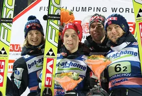 10.12.2011 - Podium PŚ w Harrachovie