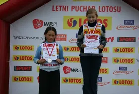 8.10.2009 Podium dziewcząt K35